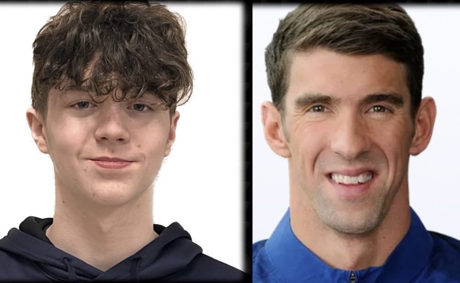Elliot on the left and Michael Phelps on the right. Dont you think that they resemble each other?