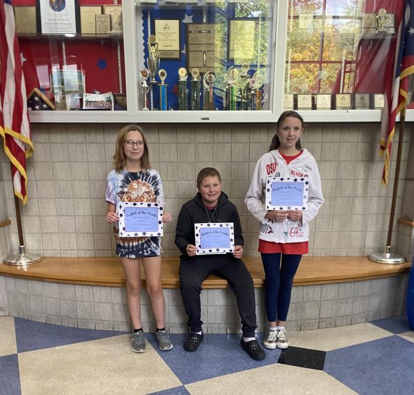Octobers Students of the Month!