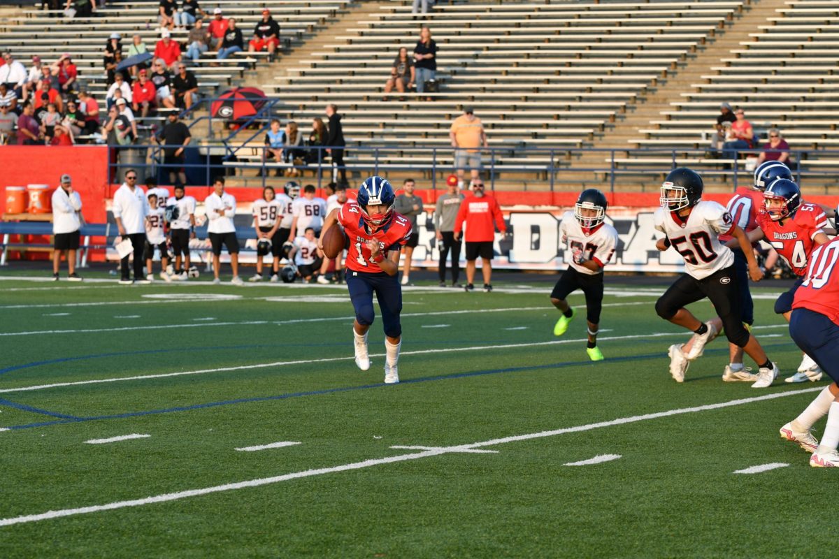 Vinny Dennis going for a touchdown!