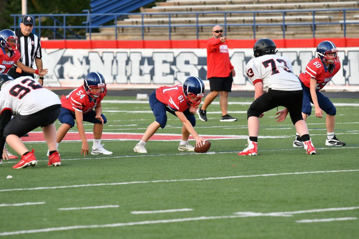 Jacob Buck ready to put the ball in play!