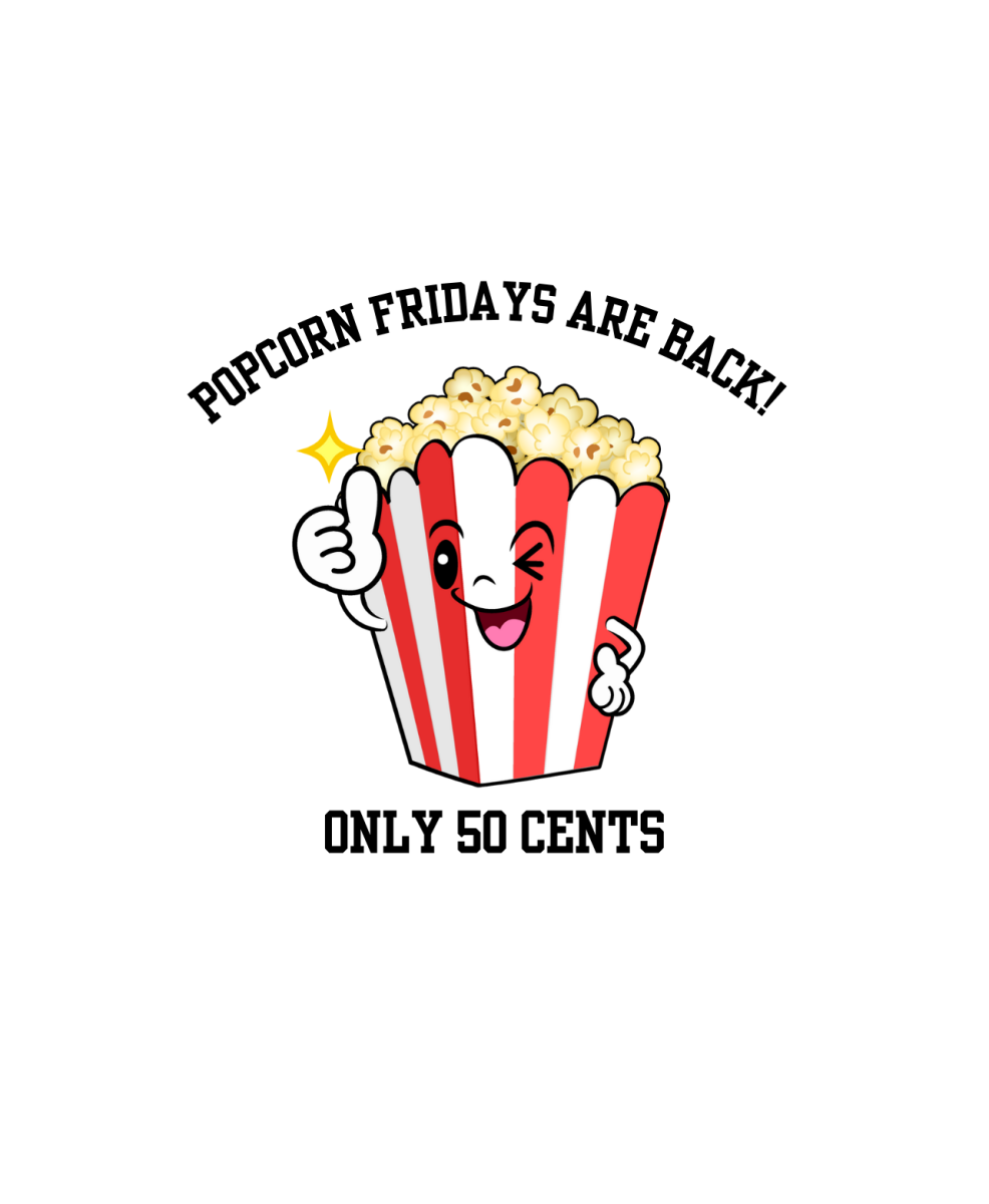 Yes, it's true popcorn Fridays are back!