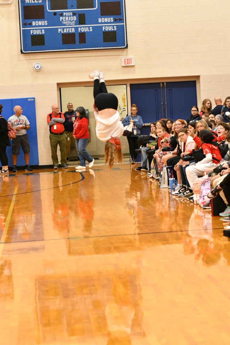 Tumbling at Pep Rally!