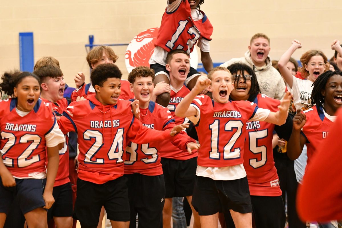 Eighth graders were excited when they won!