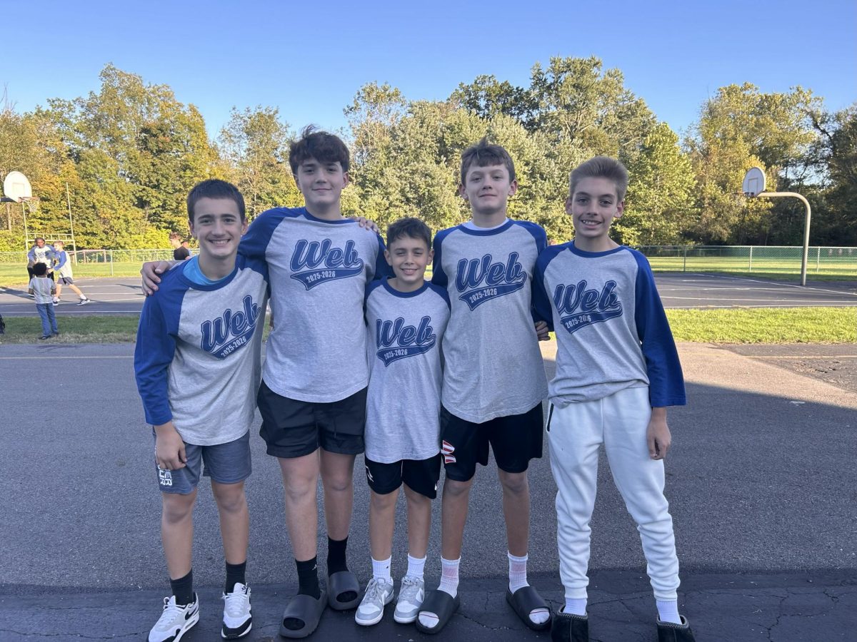 Aniello, AJ, Josh, JD and Landen having fun at  the Harvest dinner! 