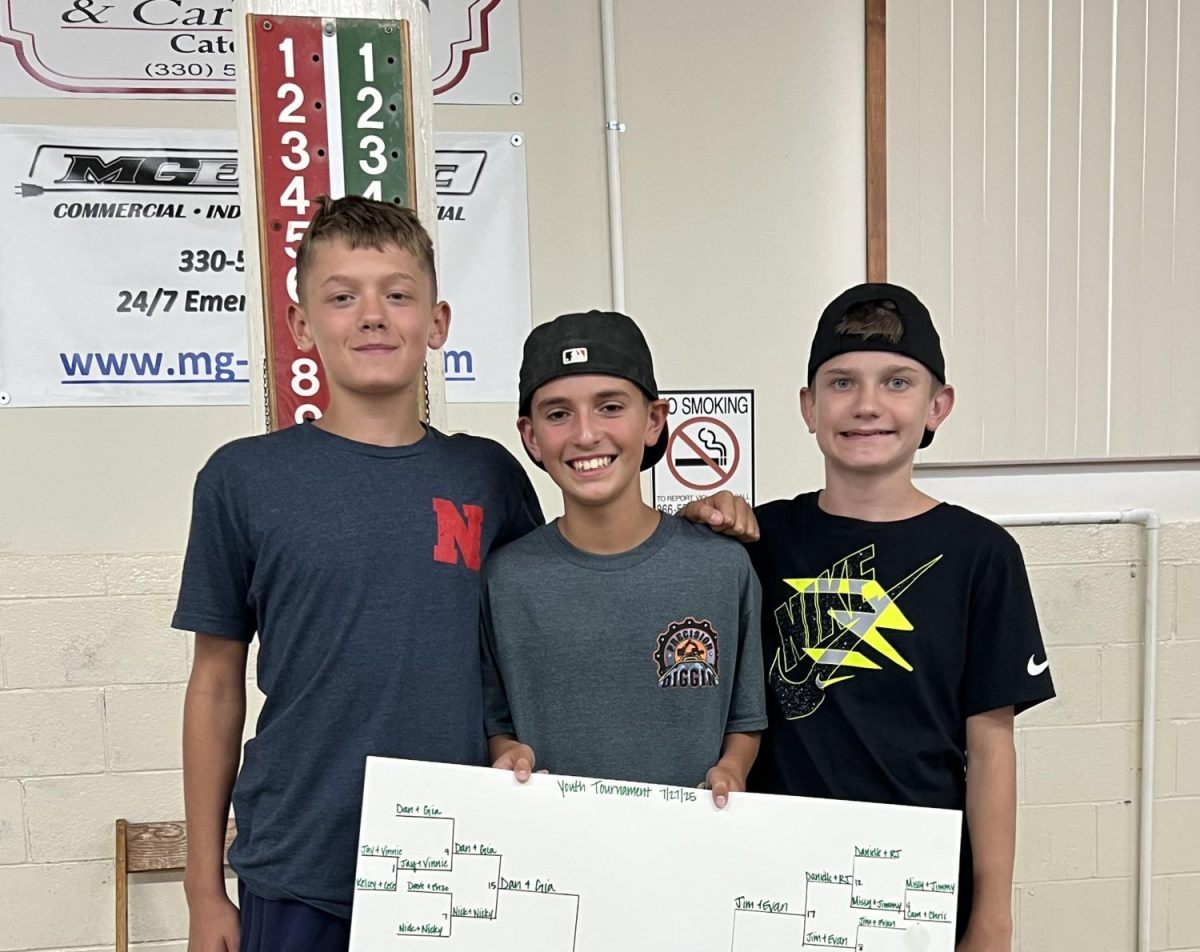 Parker with his friends after a Boccie match!