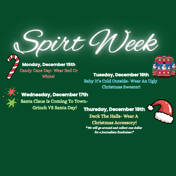 Wear your cutest Christmas attire! (Via Canva)