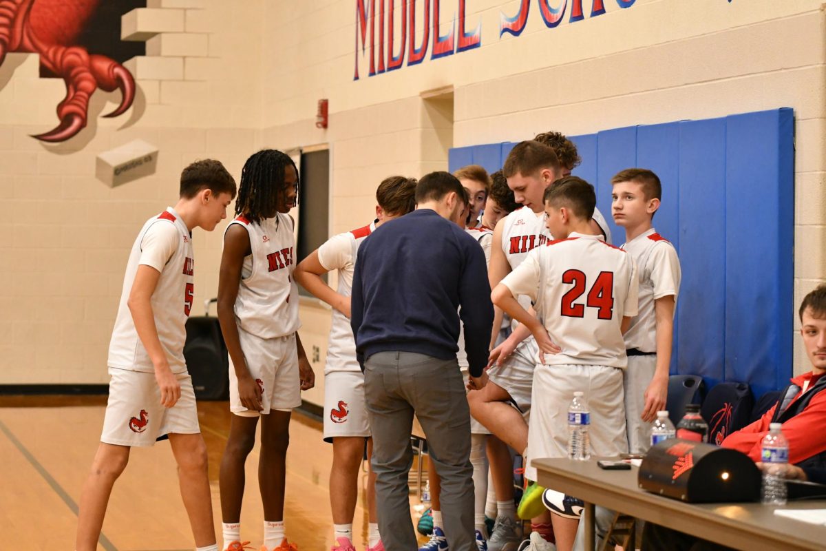 NMS 8th Grade Boys BB Game!